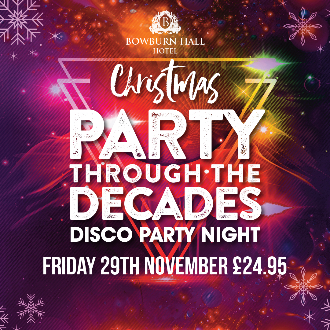 Christmas Party Through The Decades Disco Friday 29th November ...